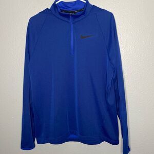 Nike Royal Blue 1/4 Zip Pullover Size Medium